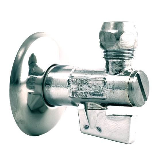 Кран шаровой с фильтром для смесителя с трубками (IT 385)