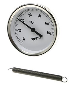 Термометр биметаллический накладной с пружиной FR810 TCM(бывший ТАВ) (WT 0308)
