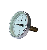 Термометр биметаллический аксиальный самоуплотняющийся с погружной гильзой F+R80ISD (бывший TSD) (WT 0301-3)