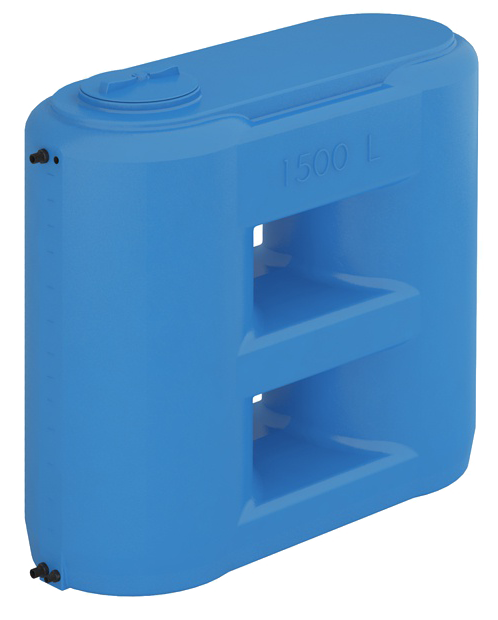 Бак для воды Акватек 1100 литров серии Combi BW синий (Combi W/BW)